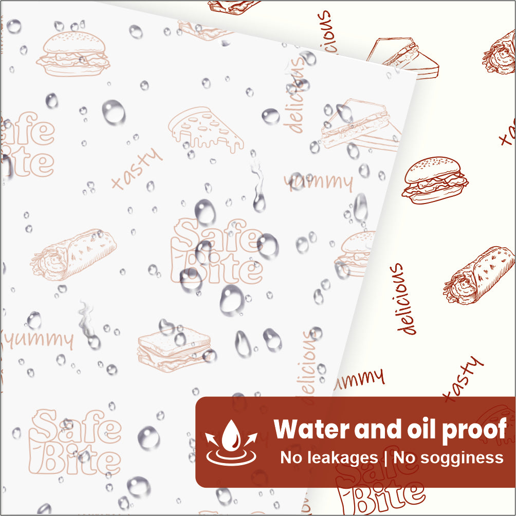 Greaseproof Food Wrapping Paper - 10x12"