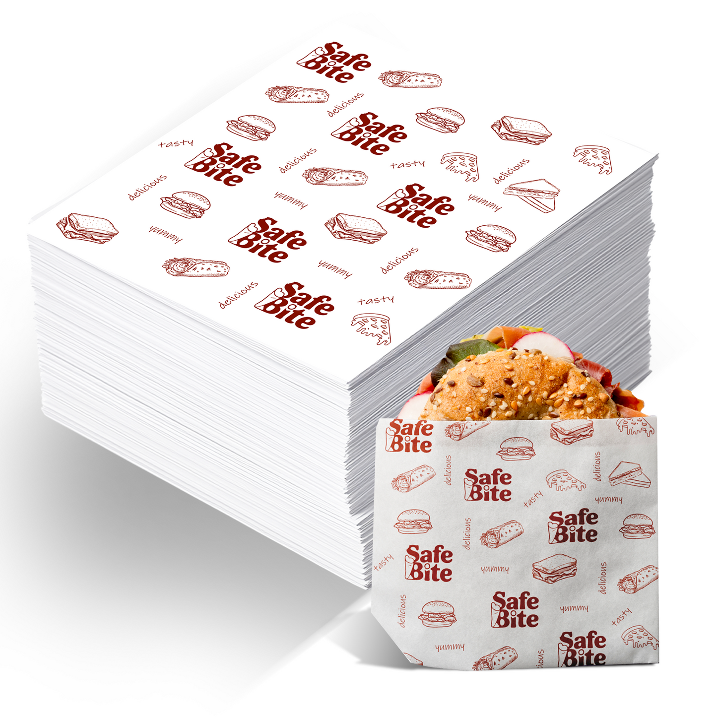 Greaseproof Food Wrapping Paper - 10x12"
