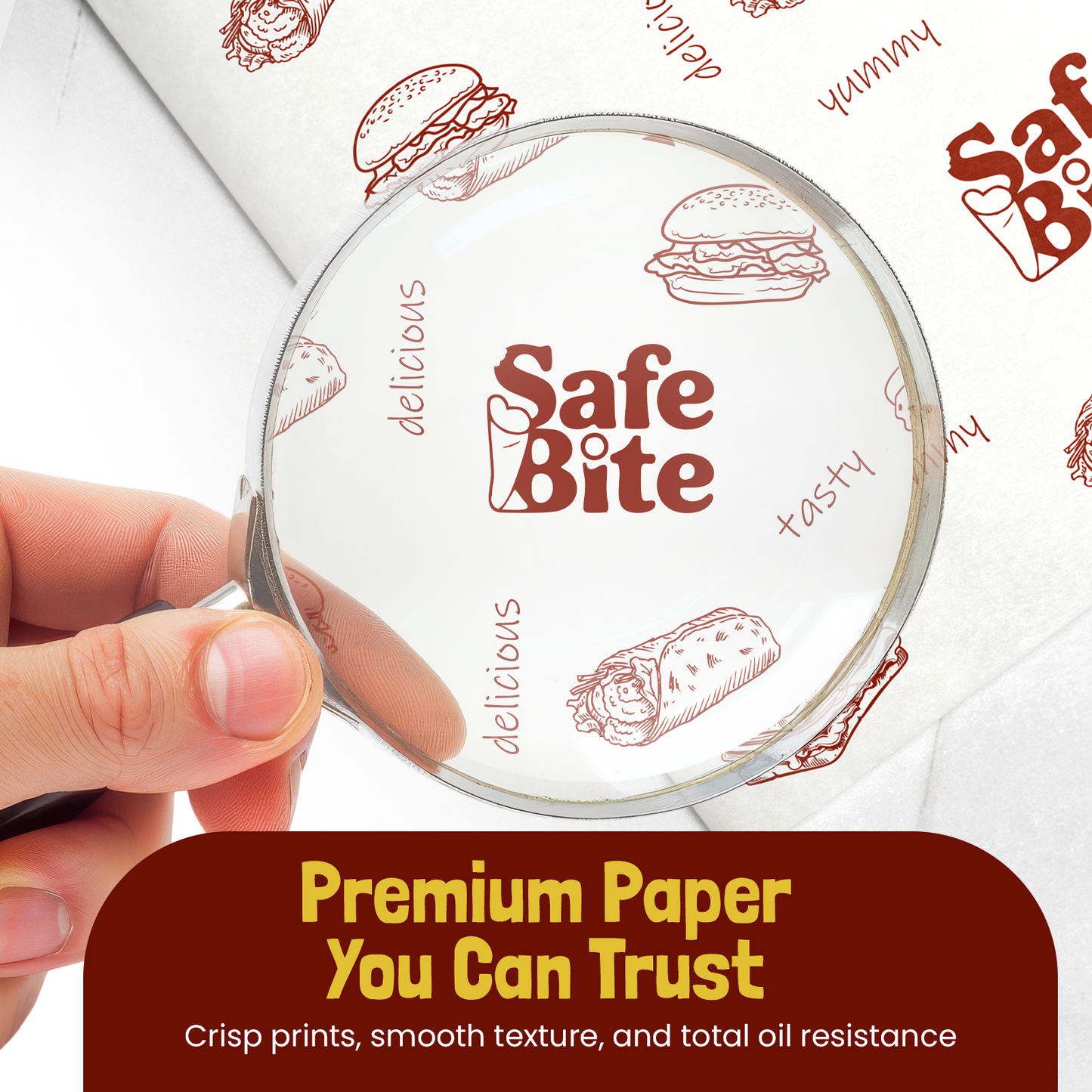 Greaseproof Food Wrapping Paper - 10x12"