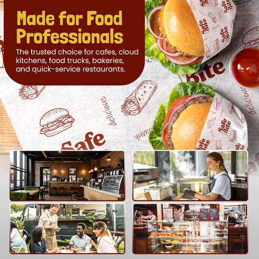 Greaseproof Food Wrapping Paper - 10x12"